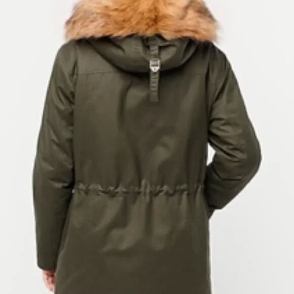 J.Crew NWT Lavender Perfect Eco-Friendly Winter Parka Size Medium